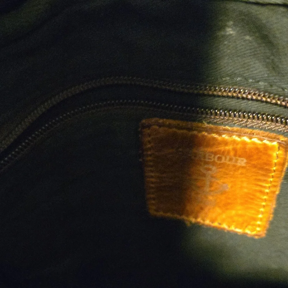 Leather Crossbody Messenger Bag - Brown